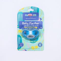Cuddles Baby Pacifier With Protective Cap - Flat Thumb Shape