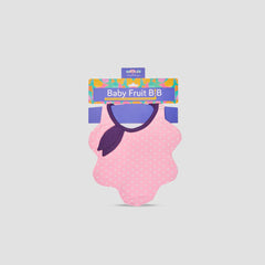 Cuddles Baby Fruit Ultra Soft Cotton Bib - Pink