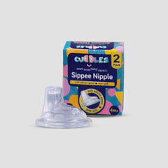 Cuddles Pack of 2 Silicone Sippee Cup Nipple