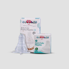 Pack of 2 Anticolic Proflo Nipples