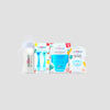 Cuddles - Baby Feeding Essential Combo Box - 260 ml Feeding Bottle + Pack of 3 Storage Cups + Pack of 6 Spoon & Fork Set +Baby Pacifier