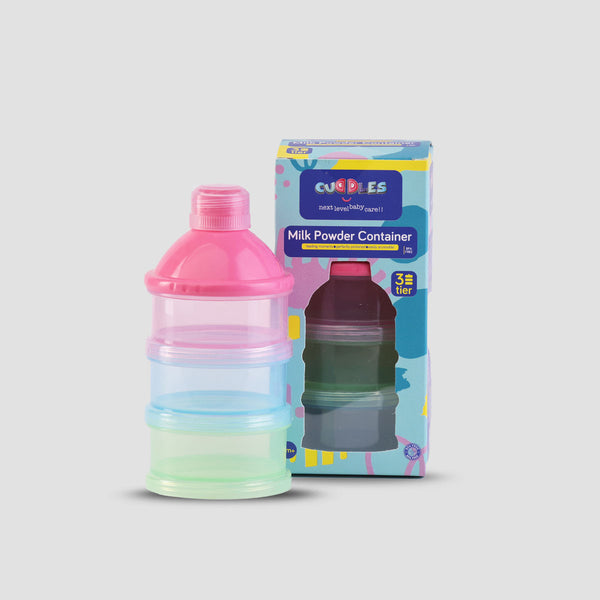 Cuddles Baby Milk Powder Container 3 Tier - 0 Month+