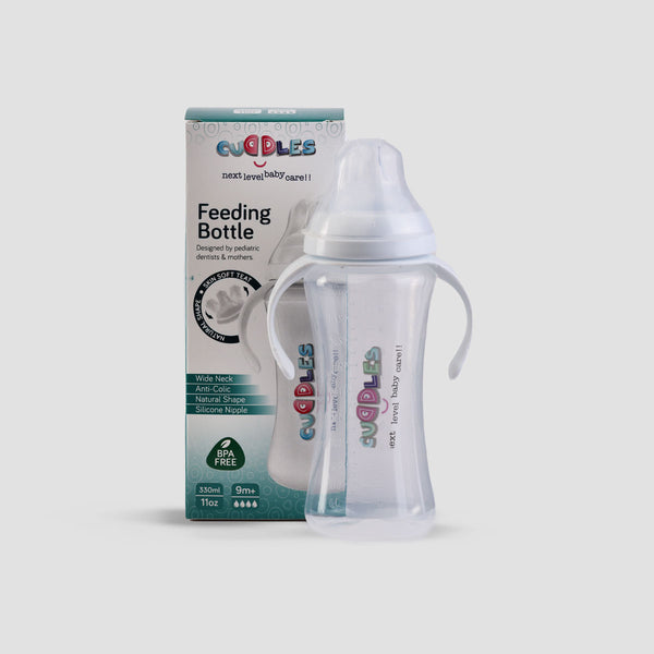Cuddles Baby Natural Shape Anticolic Feeding Bottle 330 ml/11oz
