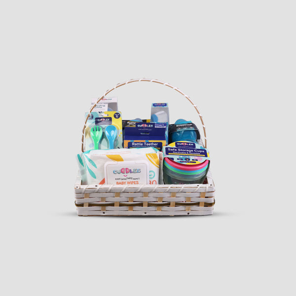 Cuddles Baby Gift Set Basket