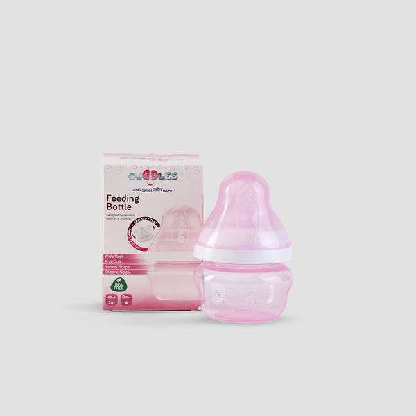Cuddles Baby Natural Shape Anticolic Feeding Bottle 60 ml/2oz