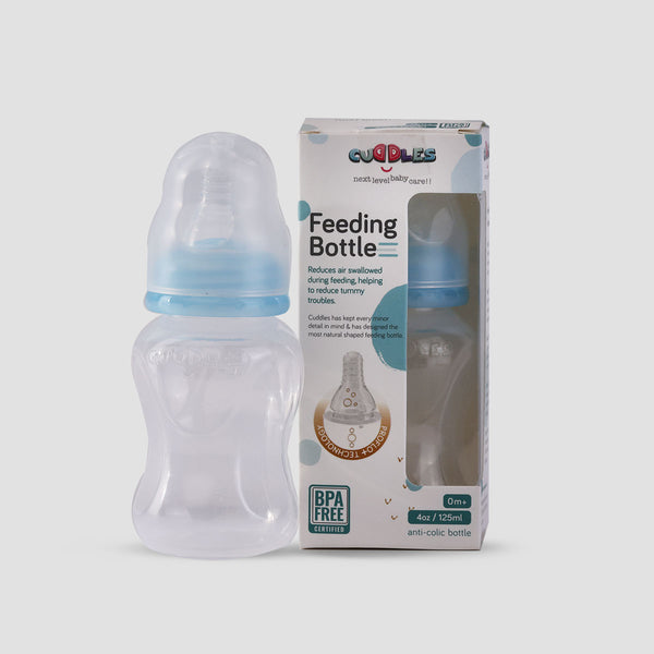 Cuddles Baby Slim Neck Basic Feeding Bottle 5oz/125ml