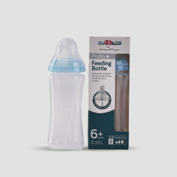 Cuddles Baby Proflo Essential X Cut Variable Flow Feeding Bottle 11oz/330ml