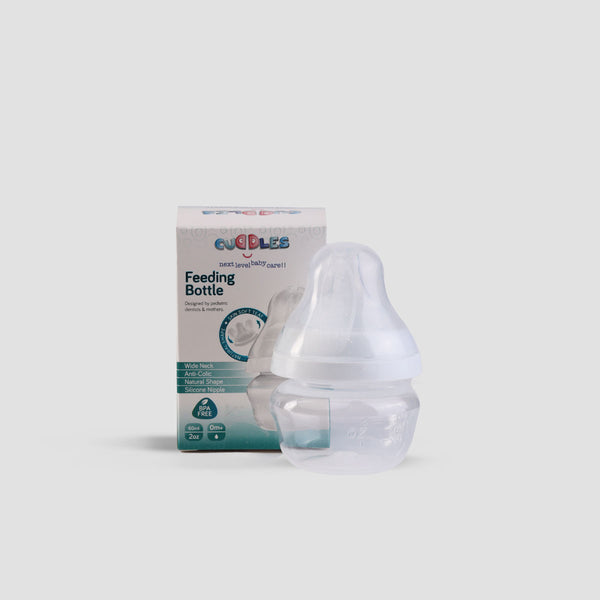 Cuddles Baby Natural Shape Anticolic Feeding Bottle 60 ml/2oz