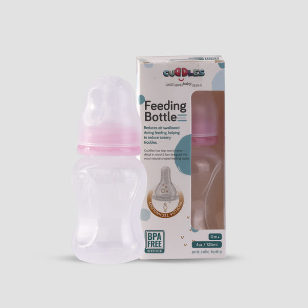 Cuddles Baby Slim Neck Basic Feeding Bottle 5oz/125ml