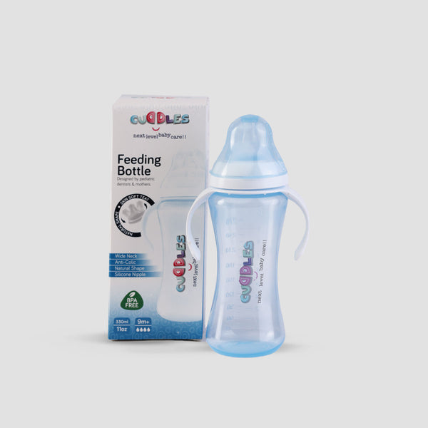 Cuddles Baby Natural Shape Anticolic Feeding Bottle 330 ml/11oz