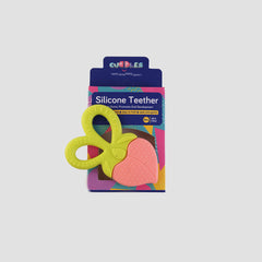 Cuddles Baby Soft Fruit Twin Color Silicone Teether