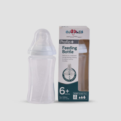 Cuddles Baby Proflo Essential X Cut Variable Flow Feeding Bottle 9oz/260ml