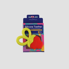 Cuddles Baby Soft Fruit Twin Color Silicone Teether