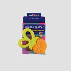 Cuddles Baby Soft Fruit Twin Color Silicone Teether