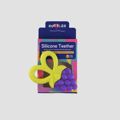 Cuddles Baby Soft Fruit Twin Color Silicone Teether