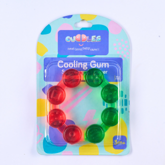 Cuddles Baby Cooling Gum & Teether – CIRCLE - Red Color