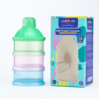 Cuddles Baby Milk Powder Container 3 Tier - 0 Month+