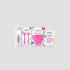 Cuddles - Baby Feeding Essential Combo Box - 260 ml Feeding Bottle + Pack of 3 Storage Cups + Pack of 6 Spoon & Fork Set +Baby Pacifier