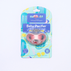 Cuddles Baby Pacifier With Protective Cap - Flat Thumb Shape