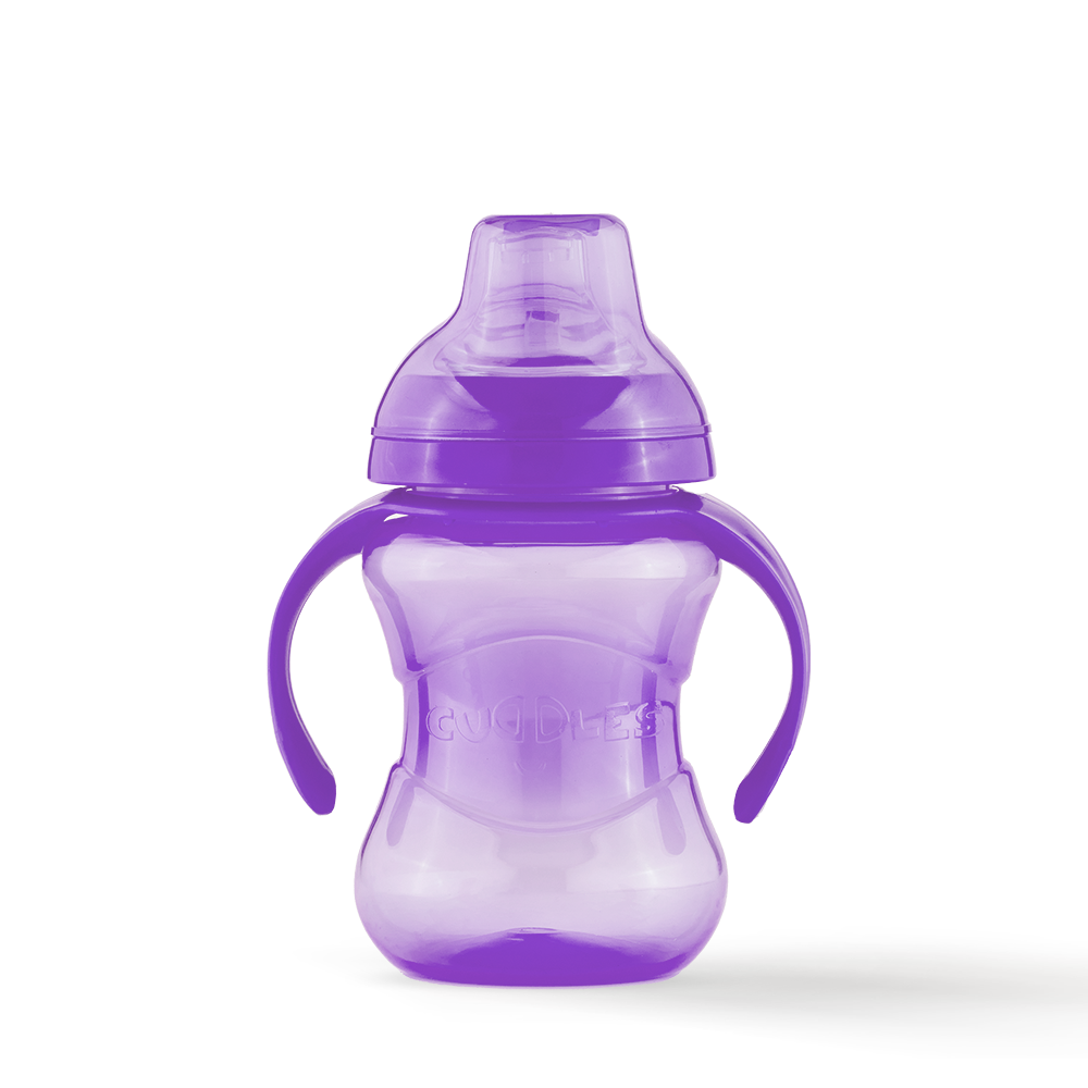 Cuddles Premium Baby Soft Silicone Spout Sippee Cup 240ml