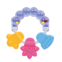 Cuddles Baby Multi Pattern Rattle & Silicone Teether