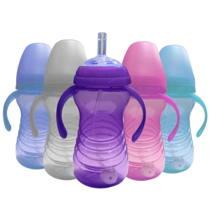 Cuddles Active Kids Straw Bottle with Handle - 300ml