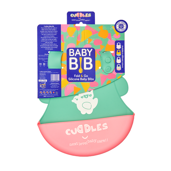 Cuddles Baby Easy Adjustable Silicone Bib