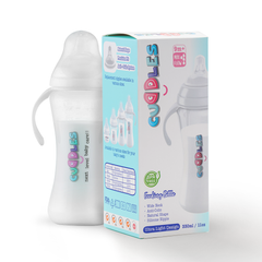 Cuddles 330 ml/11oz | Baby Feeding Bottle | TRANSPARENT