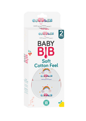 CUDDLES PACK OF 2 ULTRA SOFT BABY BIBS