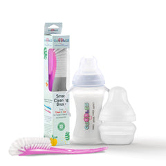 Cuddles - Feeder 150ml Bottle + Feeder 260ml Bottle + Feeder Cleaning Brush